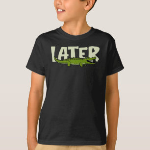 T-shirt Graphique Femme Gator Plus Tard