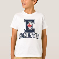 T-Shirt graphique feuille d'érable d'Edmonton