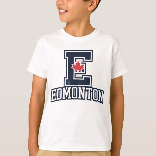 T-Shirt graphique feuille d'érable d'Edmonton (Devant)