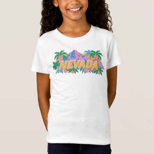 T-shirt graphique floral d'Austin Texas (Devant)