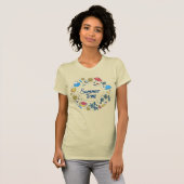 T-shirt graphique Fun Été – Soleil mignon (Devant entier)