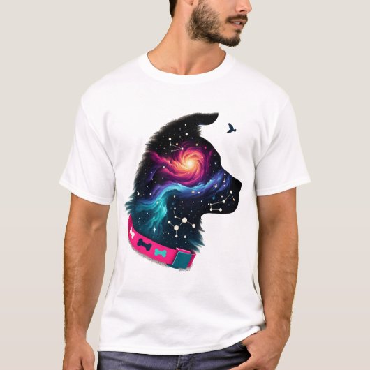T-shirt graphique Galactic Pup (Devant)