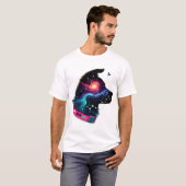 T-shirt graphique Galactic Pup (Devant entier)