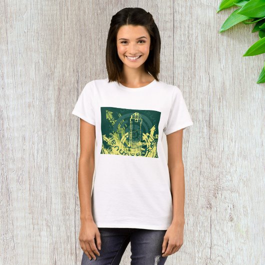 T-shirt Graphique Grunge City