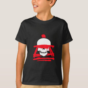 T-Shirt Graphique Guerrier Crâne pour Garçons