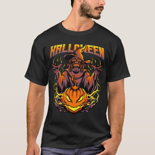 T-shirt graphique Halloween (Devant)