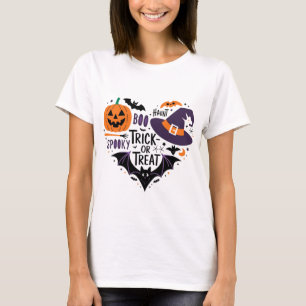 T-shirt graphique Halloween Tick ou Treat