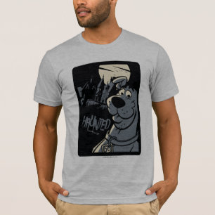 T-shirt Graphique hanté Noir de manoir de Scooby-Doo