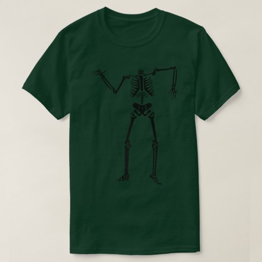 T-shirt graphique Hi Skeleton Halloween (Design devant)