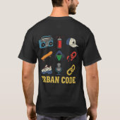 T-Shirt Graphique Iconique Code Urbain Style Vinta (Dos)