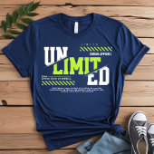 T-shirt graphique illimité | Tee masculin branché