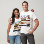T-shirt graphique impertinent "Mon chat a plus de (Unisexe)