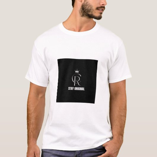 T-Shirt graphique imprimé élégant (Devant)