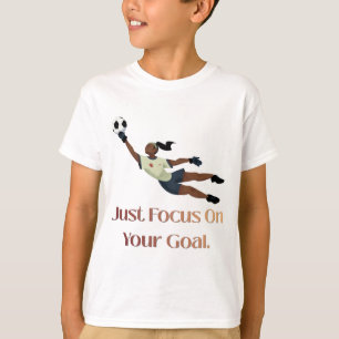 T-shirt Graphique Inspirant pour Gardien de Footba
