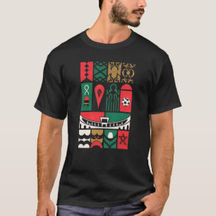 T-shirt graphique inspiré du Maroc pour la Coupe d