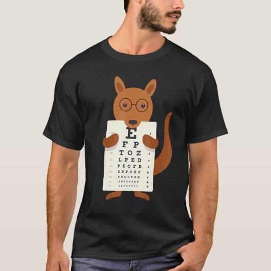 T-shirt Graphique instantané de l'oeil de Kangaroo (Devant)