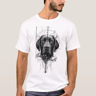 T-shirt graphique - Joli Chien (Brouillon Ébouriff