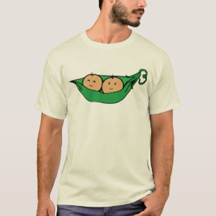T-shirt Graphique jumeau de cosse