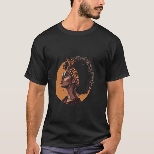 T-shirt Graphique Juneteenth Histoire des Noirs Fier d'Ame (Devant)