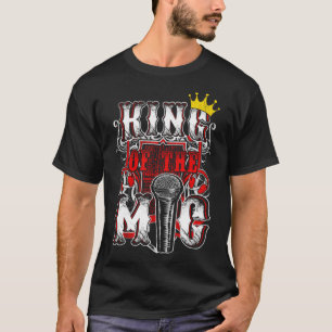 T-shirt Graphique King Of The Mic pour Hommes & garçons en