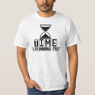 T-shirt Graphique : Le Temps Est Épuisé