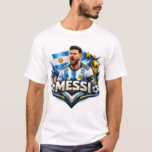T-Shirt Graphique Légende du Football Messi 10 –
