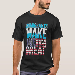 T-shirt Graphique Les Immigrants Honduriens Rendent L'Amér