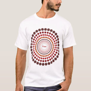 T-shirt graphique "libre"