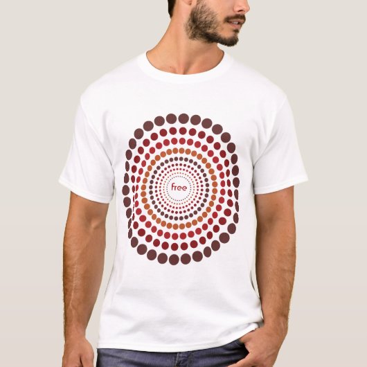 T-shirt graphique "libre" (Devant)