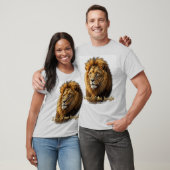 T-Shirt Graphique Lion (Unisexe)
