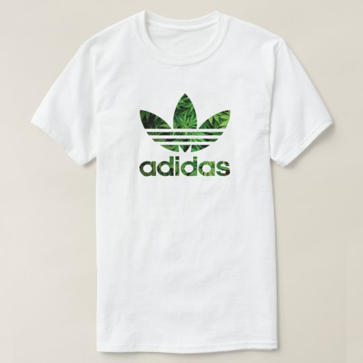 T-Shirt Graphique Logo Feuille Verte | Inspiré de (Design devant)