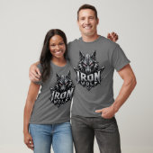 T-Shirt Graphique Loup de Fer (Unisexe)