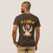 T-shirt graphique Mad Chicken Attitude (Dos entier)