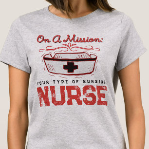 T-shirt graphique médical d'infirmière auxiliaire