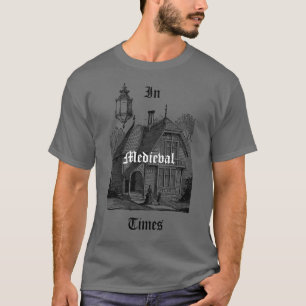 T-shirt Graphique Medieval Times Château Gothique pour Hom