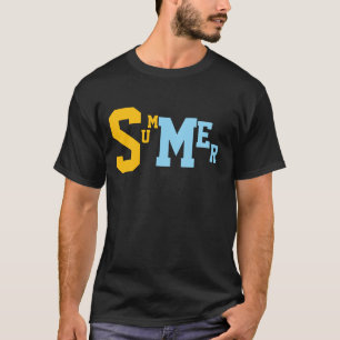 T-shirt graphique Men Summer Vibes Tshirt minimali