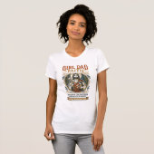 T-shirt graphique micro-identités de la paternité (Devant entier)