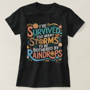 T-shirt graphique mignon et drôle – A survécu aux