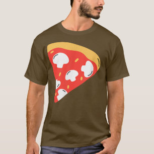 T-shirt Graphique minimal Pizza Slice Pizza Lover de champ