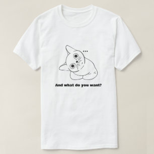 T-shirt graphique minimaliste avec citation de cha
