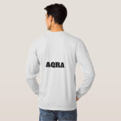 T-Shirt Graphique Minimaliste Classique AQRA (Dos entier)