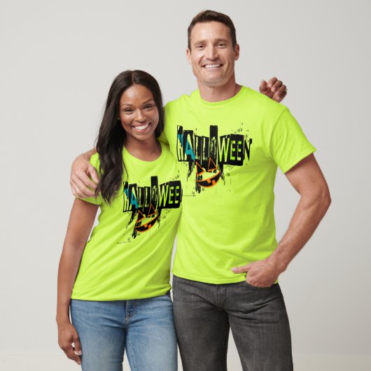 T-shirt graphique moderne abstrait avec sourire de (Unisexe)