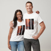 T-Shirt graphique moderne de la nature du coucher  (Unisexe)