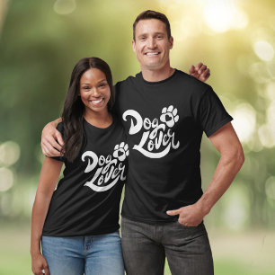 T-shirt Graphique moderne rétro-lettré à la main Amoureux