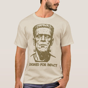 T-shirt Graphique Monstre de Frankenstein vintage en détre