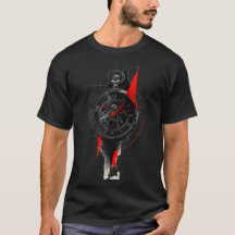 T-Shirt Graphique Montre de Poche Trash Polka Abst