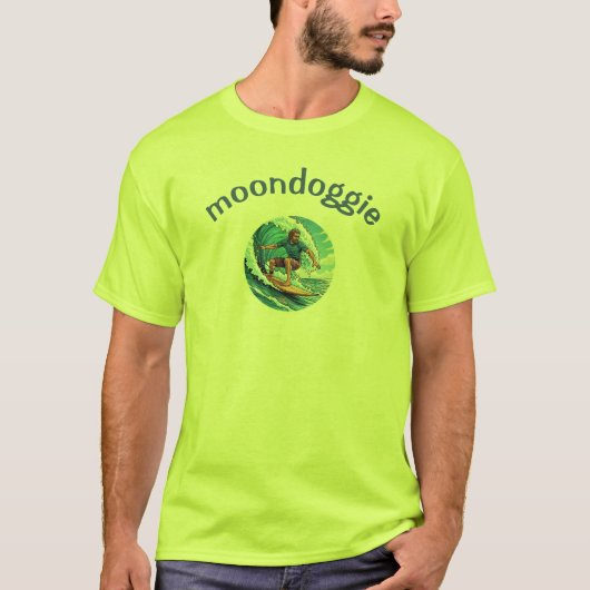 T-Shirt Graphique Moondoggie Surfeur (Devant)