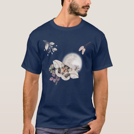 T-shirt Graphique Moonlit Moth (Devant)