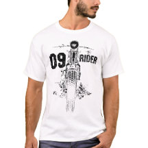 T-Shirt Graphique Motard Moto 09