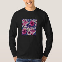 Graphique Motif d'aquarelle Fuchsia Flower